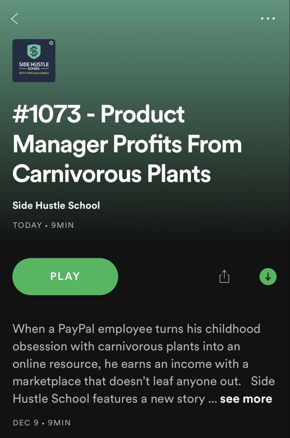 Carnivorous Plant Resource featured on Side Hustle School